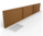 400mm x 2200mm Non Flexible Rigid Raised Garden Bed Edging Corten Steel