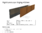 400mm x 2200mm Non Flexible Rigid Raised Garden Bed Edging Corten Steel