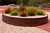 400mm x 1200mm Corten Steel Weathered Circular Planter