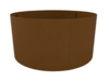 600mm x 1200mm Corten Steel Weathered Circular Planter
