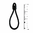 110mm Saint Tonneau Loop Black Kit 10 Pack - Eyelet Fastener and Cap