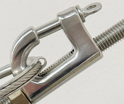 Ezi Hook Tensioner M12 & Brass Nut Rigging fastener Shade Sails