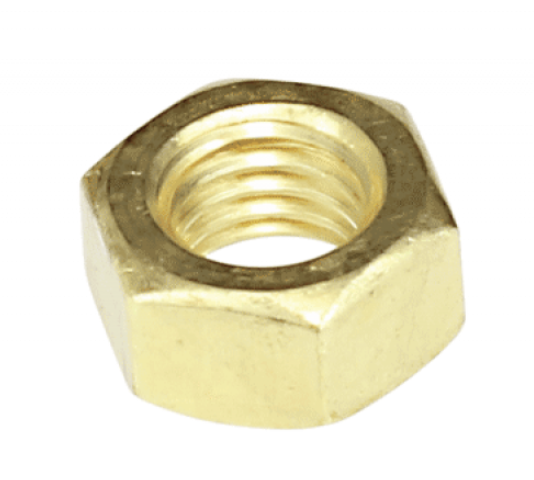 M12 Standard Hex Nut Brass 316 Grade Stainless Steel