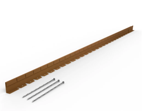 75mm x 2200mm Flexible Formline Landscape Garden Edging - Weathering Steel