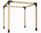 Double Steel Bracket Pergola Kit  - Suits 90x90mm timber posts