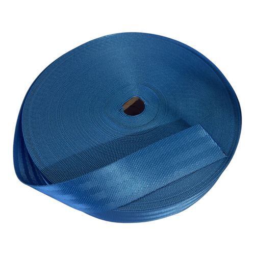 38mm Per METRE AQUA Seat Belt Webbing 105 38m PER METRE Polyester BL 2000kg Heavy Duty