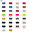 38mm Per METRE AQUA Seat Belt Webbing 105 38m PER METRE Polyester BL 2000kg Heavy Duty