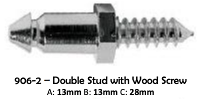 Super Spot Fastener - Double  Stud (Woodscrew)