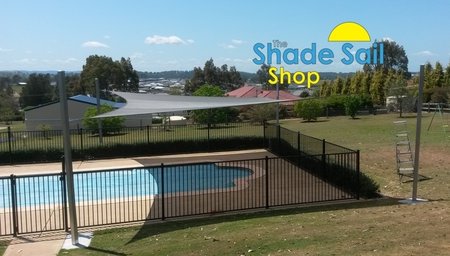 Shade sails provide great protection over swimming pool as shown by Larry's installation of a 7x9m Shady Lady shade sail.\\n\\n6/11/2015 7:24 PM