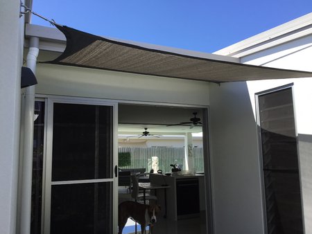 Small sails can provide you with some much needed shade over window and courtyards. Thanks Kay for sending these photo's in, looks fantastic\\n\\n12/09/2018 1:06 PM