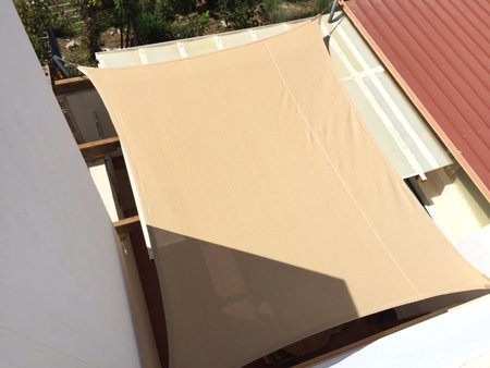 Great photo of our custom style shade sails. From Portugal, Eric has installed a 4x6m reducing the heat under is outdoor area.\\n\\n23/09/2017 9:35 AM