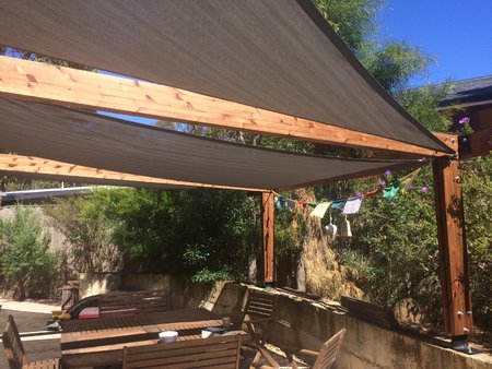 Shady Lady Grey shade sails 3x4m and 3x4x5m Great install by Ben. Thanks for your photo's\\n\\n22/12/2017 12:57 PM
